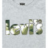 Camiseta Levi's Camo Poster Logo Gray Heather Niño