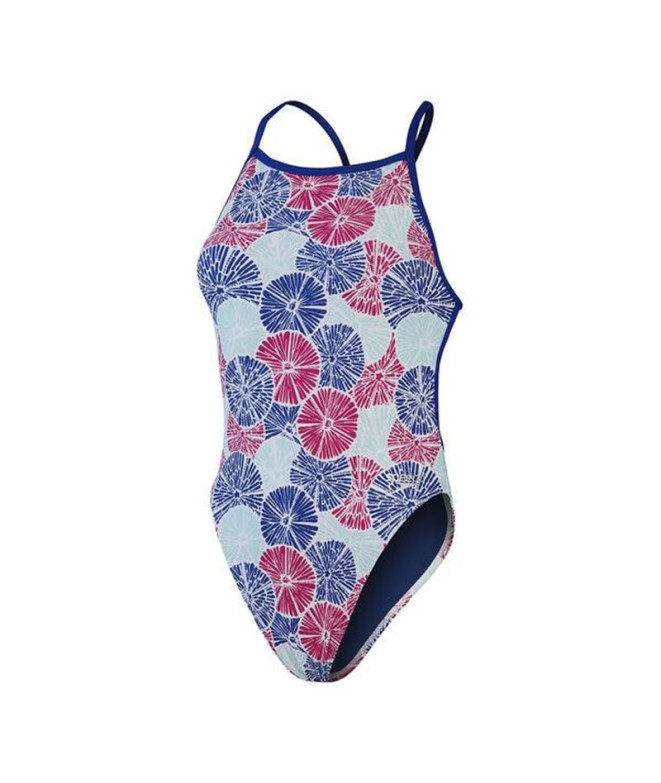 Bañador de Natación Speedo Allover Vback Mujer