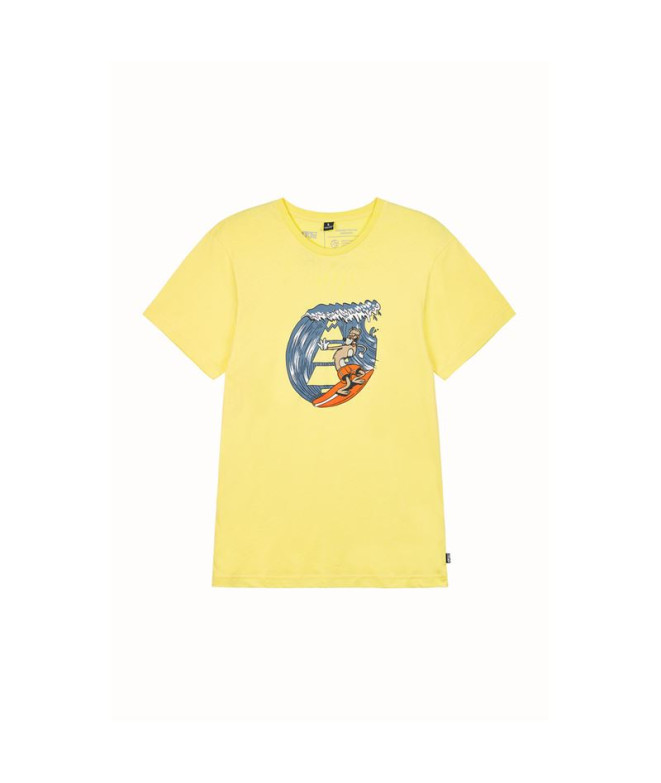 Camiseta Picture Basement Weasurf Negro Hombre