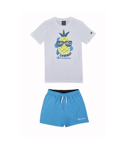 Conjunto Champion Set Blanco Niño