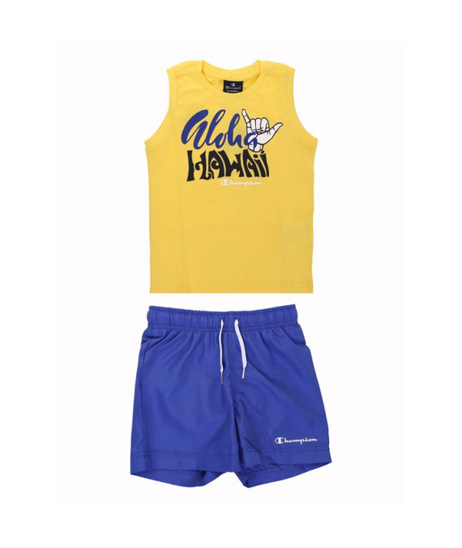 Conjunto Champion Set Amarillo Niño