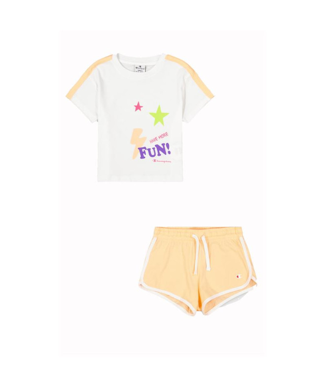 Conjunto Champion Set Blanco Niña