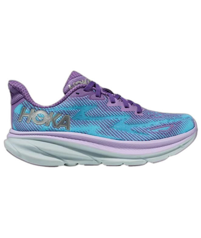 Zapatillas De Running HOKA Clifton 9 Morado Mujer