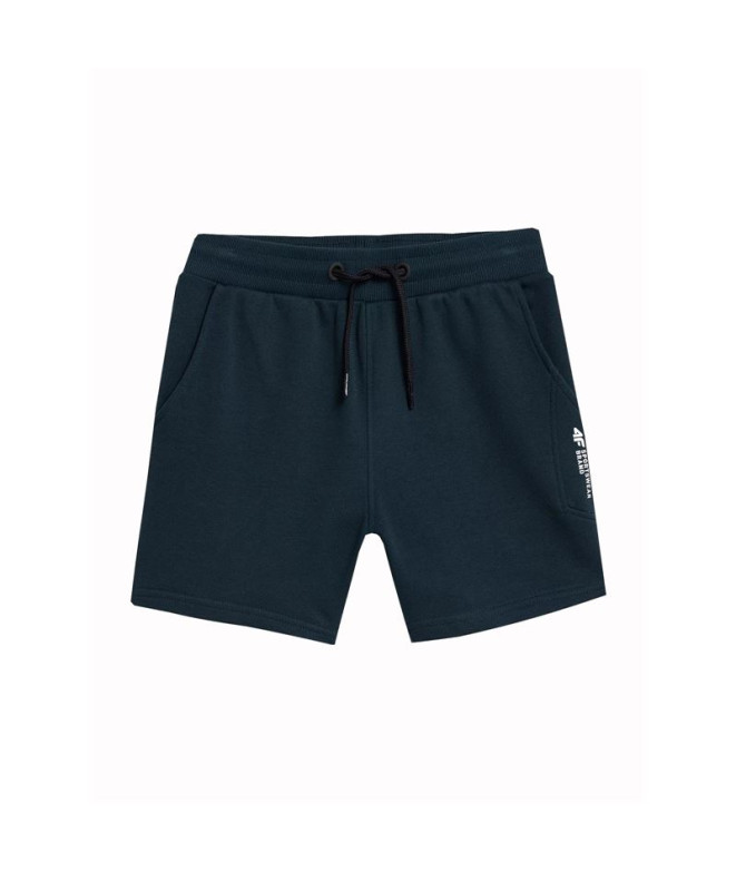 Pantalones 4F Shorts Cas M049 Niño Azul