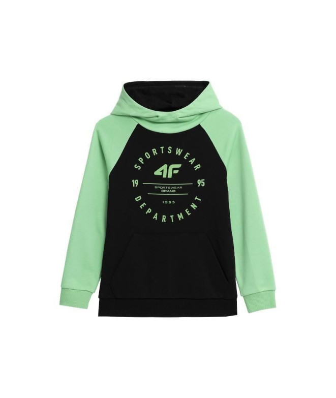 Sudadera 4F M221 Niño Deep Negro
