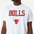 Camiseta New Era NBA Chicago Bulls Blanco Hombre