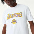 Camiseta New Era NBA LA Lakers Blanco Hombre