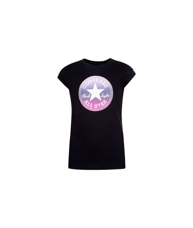 Camiseta Converse Chuck Patch GFX Black Niña