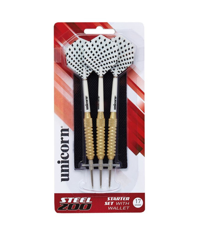 Set 3 dardos p.acero Atipick  "Steel 200" con...