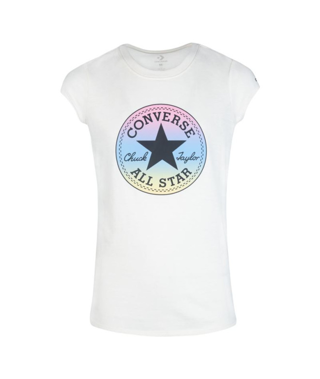 Camiseta Converse Chuck Patch GFX Egret Niña