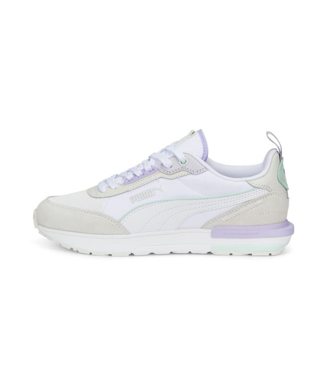 Zapatillas Puma R22 Mujer Vapor Gray