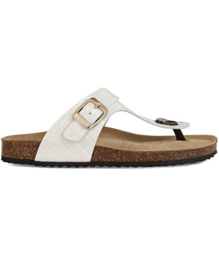 Sandalias Geox Brionia Mujer Blanco