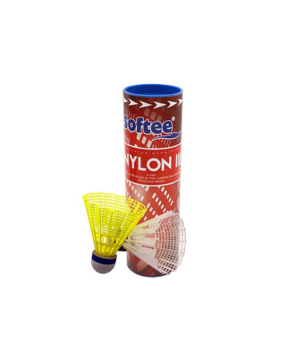 Volantes Badminton Softee 'Nylon Iii' 6Uds