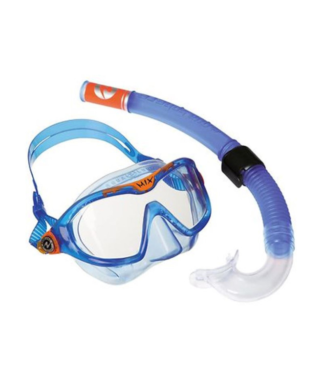 Set Tubo + Máscara Aqua Lung Mix Combo Blue...