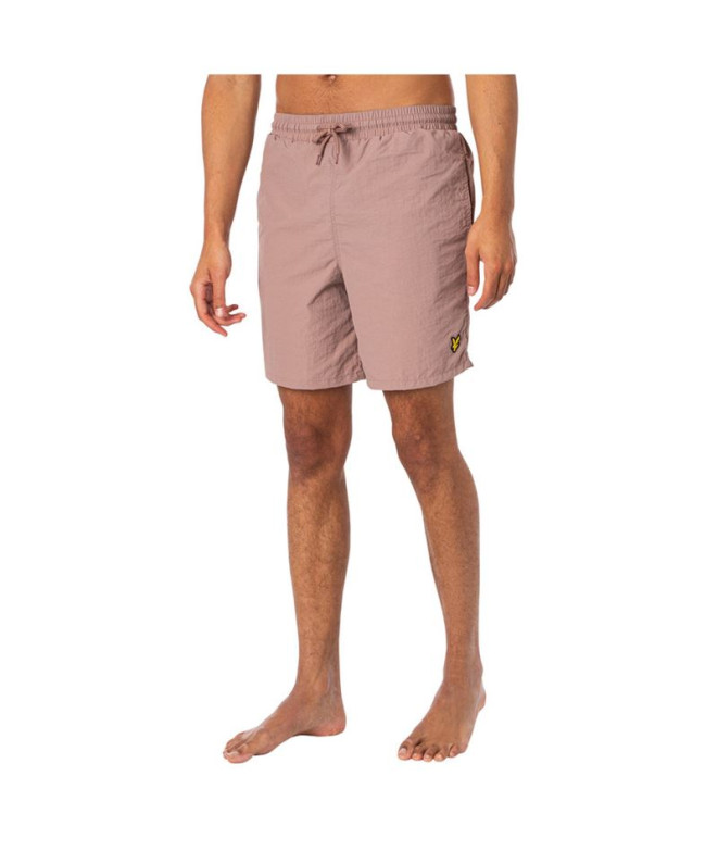 Bañador Lyle & Scott V1 Plain Hombre Rosa rosa