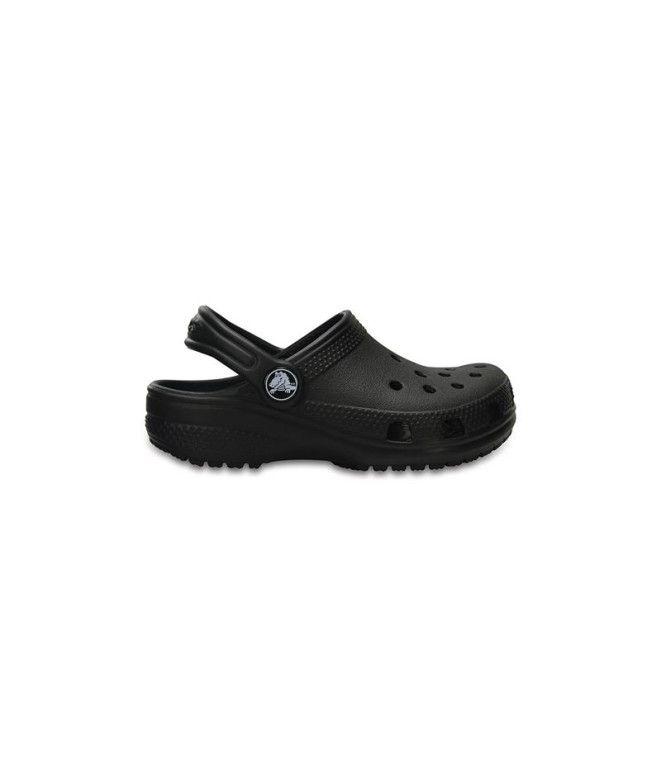 Zuecos Crocs Classic Clog Black Infantil