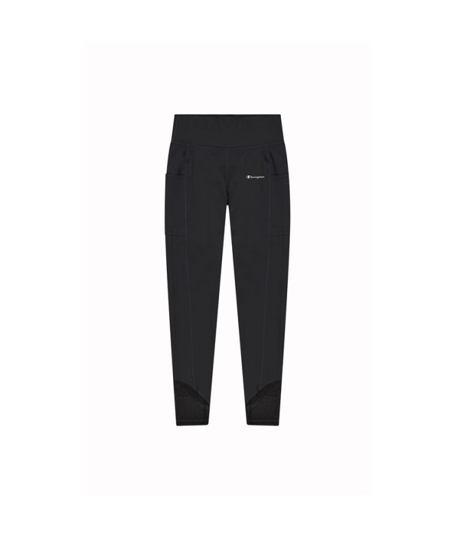 Mallas Champion Crop Leggings Negro Mujer
