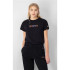 Camiseta Champion Crewneck Croptop Negro Mujer