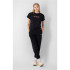 Camiseta Champion Crewneck Croptop Negro Mujer