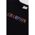 Camiseta Champion Crewneck Croptop Negro Mujer