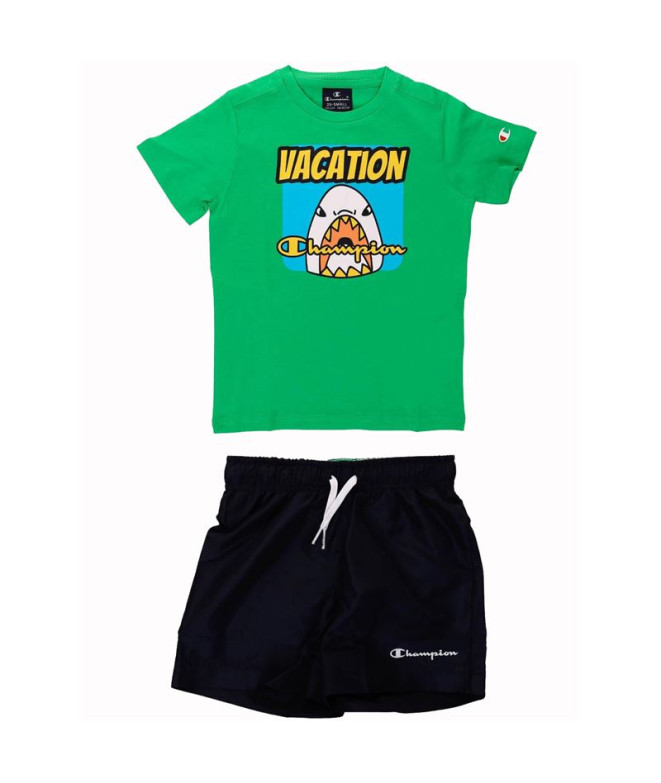 Conjunto Champion Set Verde Niño