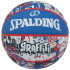 Pelota de Baloncesto Spalding Blue Red Graffiti Sz7