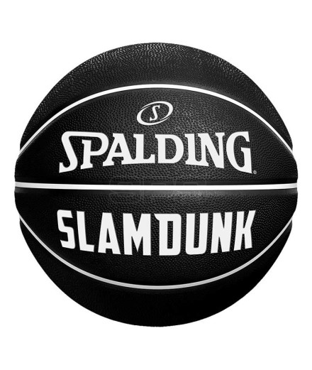 Pelota de Baloncesto Spalding Slam Dunk Black White Sz5...