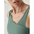 Sujetador deportivo Born Living Yoga Aura Alga Mujer