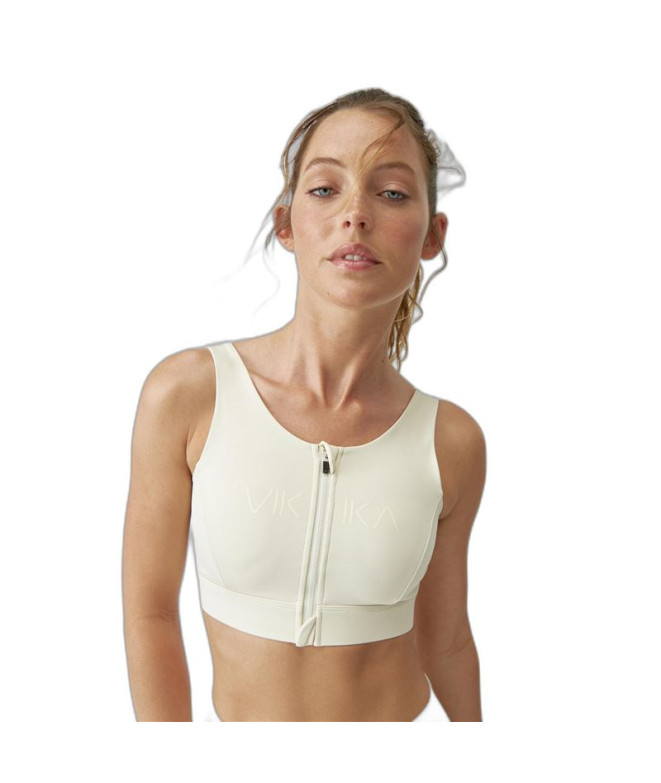 Sujetador deportivo Born Living Yoga Raw Ivory...