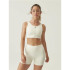 Sujetador deportivo Born Living Yoga Raw Ivory Mujer