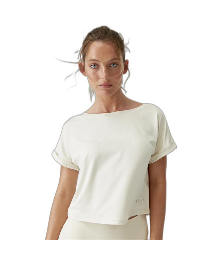 Camiseta Born Living Yoga Absolute Ivory Mujer