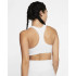 Sujetador Deportivo de Fitness Nike Swoosh Medium-Support Mujer Blanco