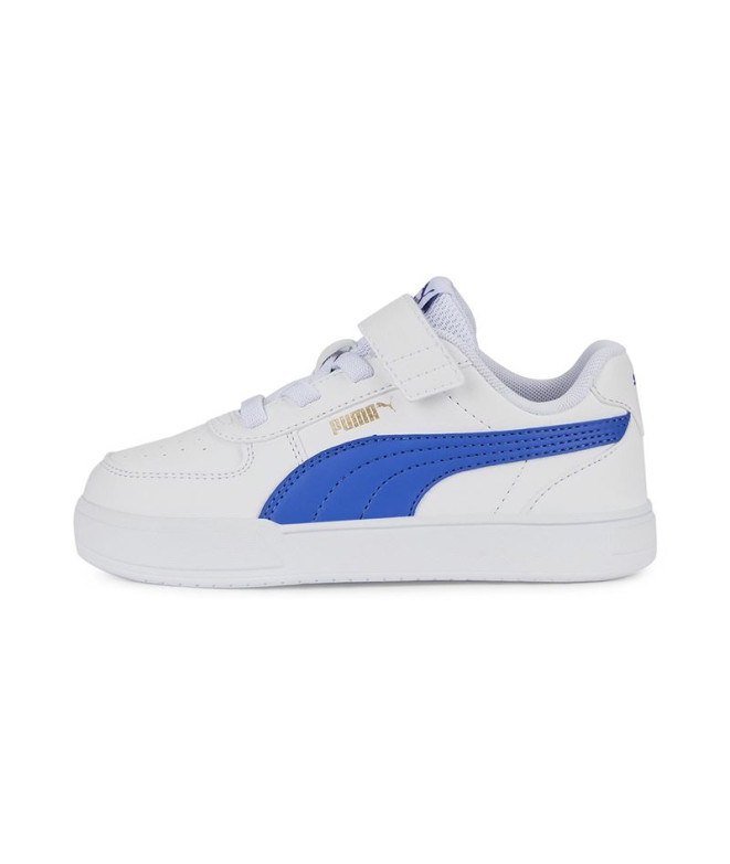 Zapatillas Puma Caven Ac+ Ps Infantil Blanco Azul