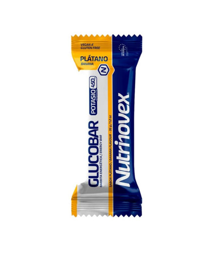 Barrita de Nutrición deportiva Nutrinovex Glucobar Plátano