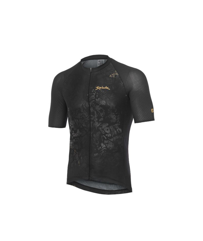 Maillot de Ciclismo Spiuk M/C Top Ten Hombre Negro
