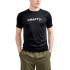 Camiseta de Running Craft Core Essence Logo Hombre Black
