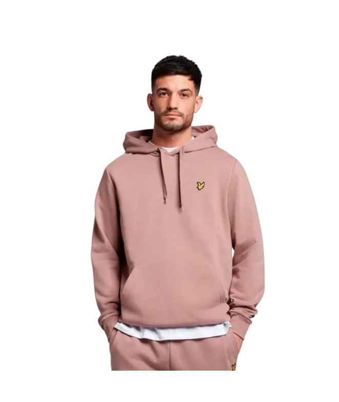 Sudadera Lyle & Scott V1- Hoodie Hombre Rosa