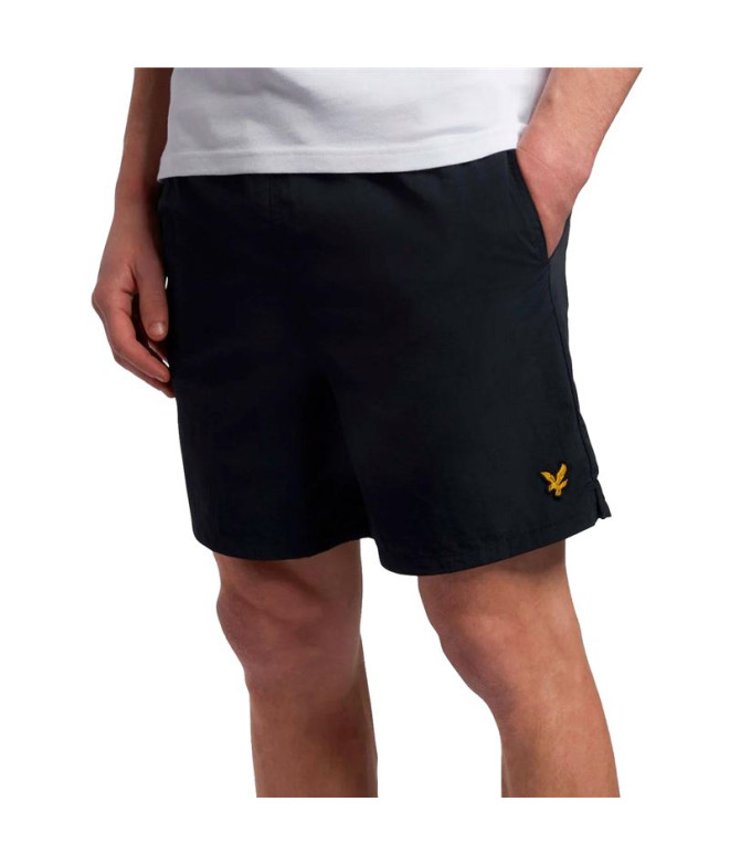 Bañador Lyle & Scott V1 Plain Hombre Negro