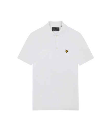 Polo Lyle & Scott V1-Plain Hombre Blanco