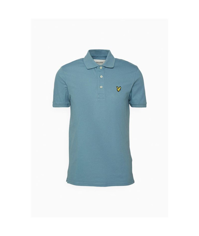 Polo Lyle & Scott V1-Plain Hombre Azul