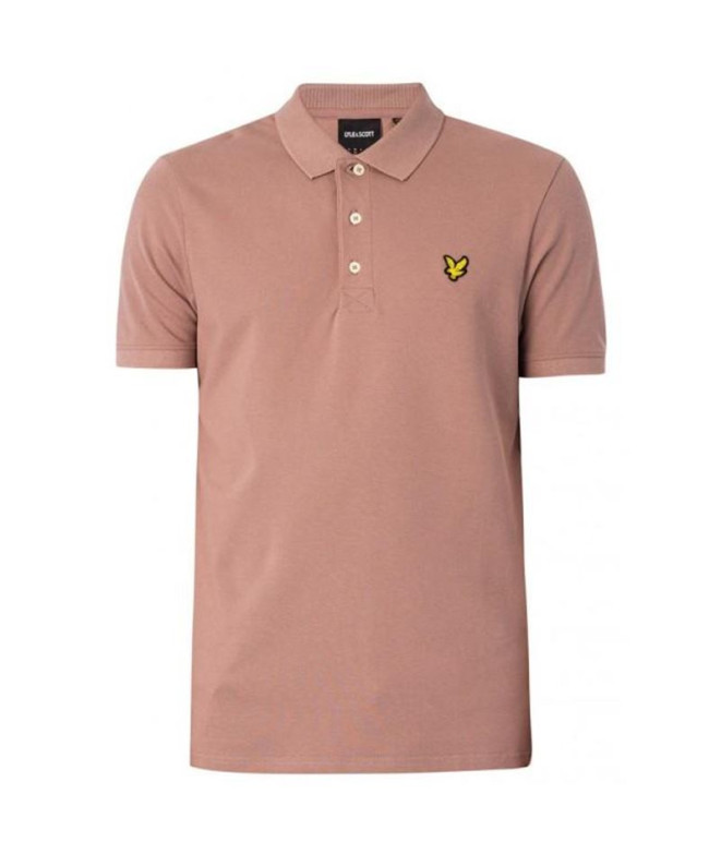 Polo Lyle & Scott V1-Plain Hombre Rosa