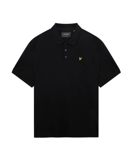 Polo Lyle & Scott V1-Plain Hombre Negro