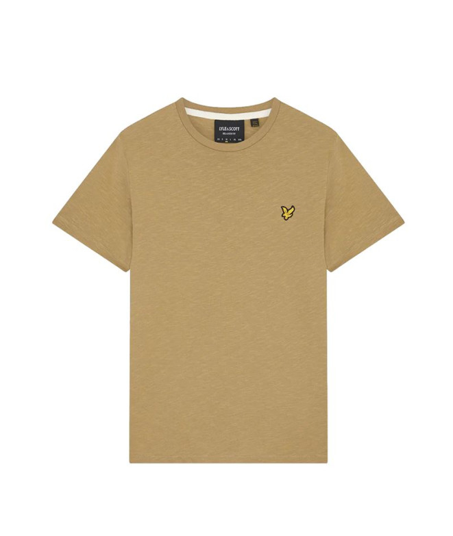 Camiseta Lyle & Scott V1-Slub Hombre Seaweed