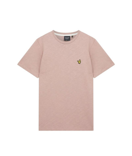 Camiseta Lyle & Scott V1-Slub Hombre Rosa