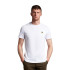 Camiseta Lyle & Scott V1-Plain Hombre Blanco