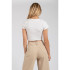 Camiseta Casual para Mujer Blanco