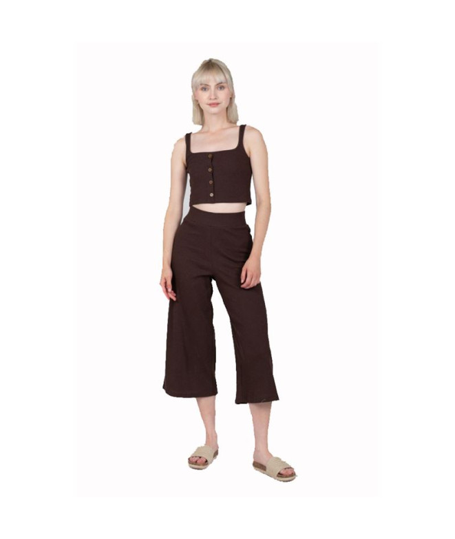 Pantalones Casual para Mujer Marrón