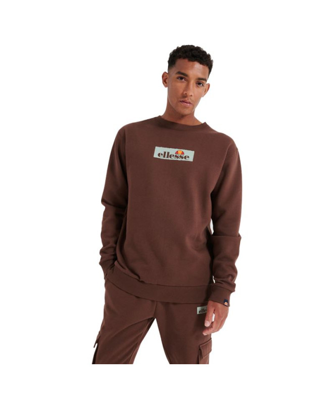 Sudadera Ellese Tablido Hombre Marrón