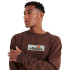 Sudadera Ellese Tablido Hombre Marrón
