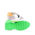 Zapatillas Victoria Cosmos Serraje & Neon Mujer Gris
